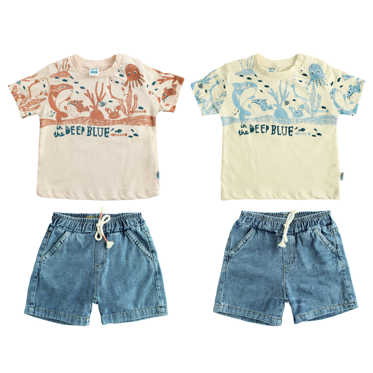 Sueter Manga Corta + Pantalón Corto