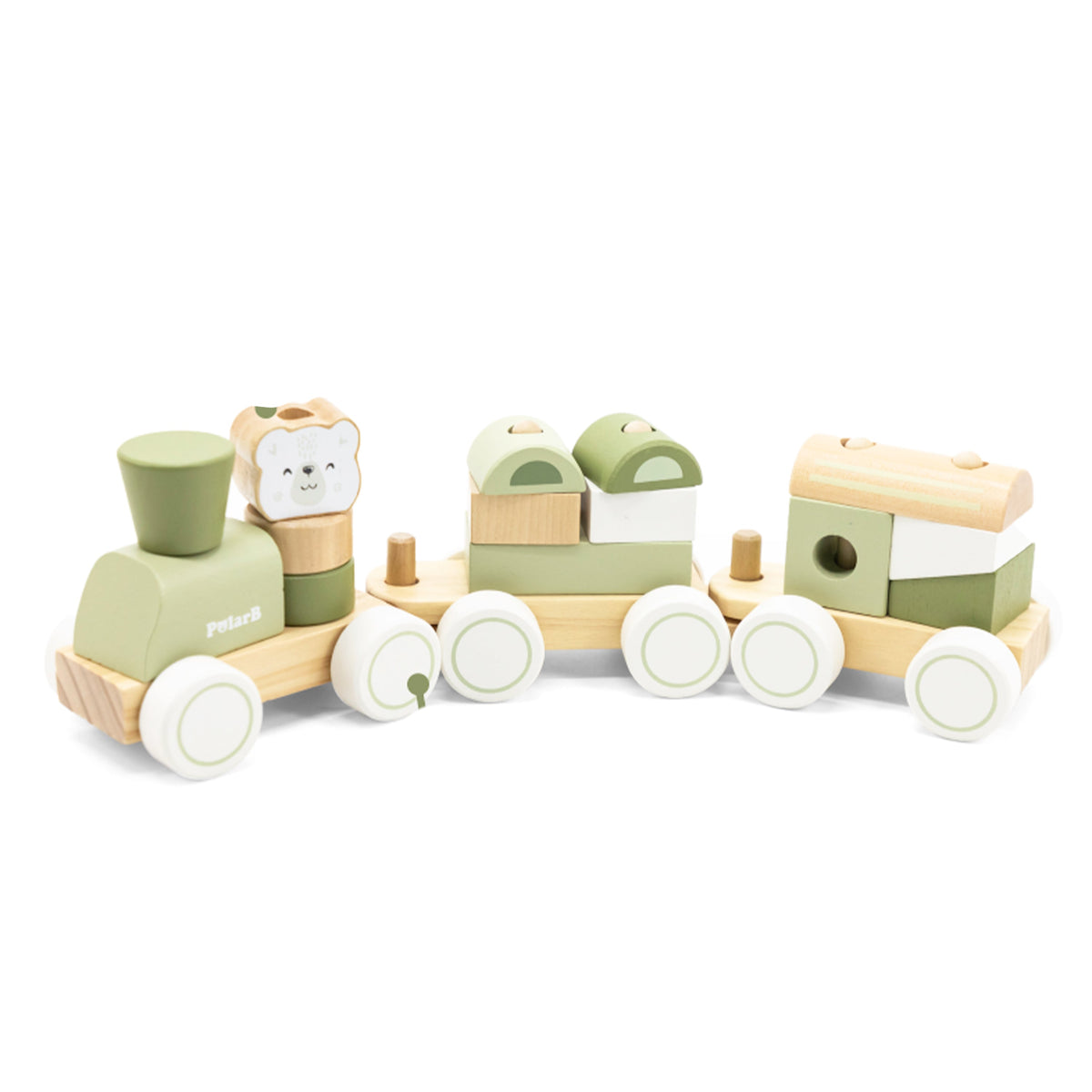 Tren apilable - verde