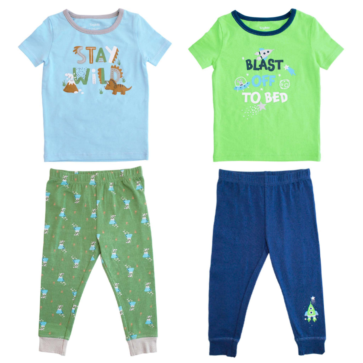Pijama Manga Corta de Pantalón Largo