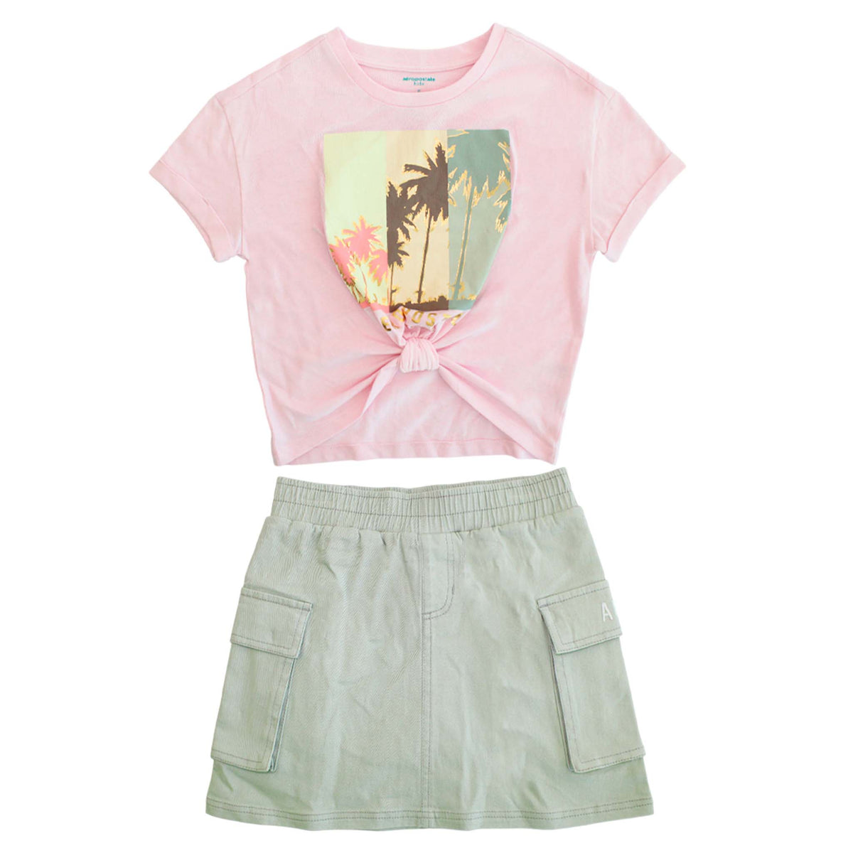 Sueter Manga Corta + Falda