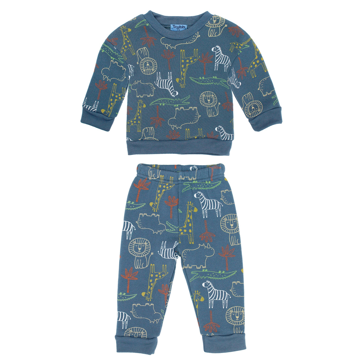 Conjunto Manga Larga Y Pantalón