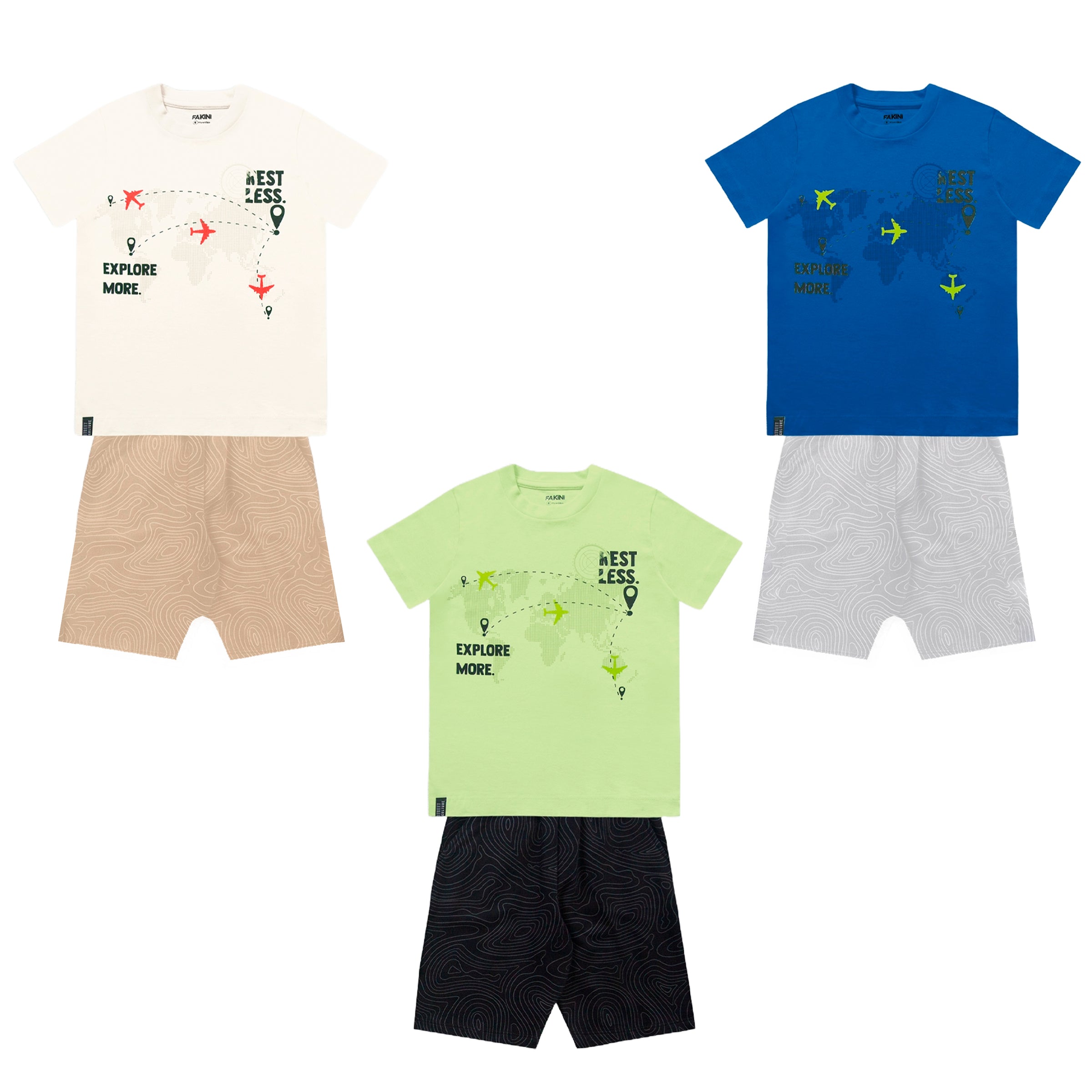 Sueter Manga Corta + Pantalón Corto