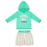 Conjunto Playero con Capucha
