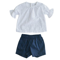 Blusa + Pantalón Corto
