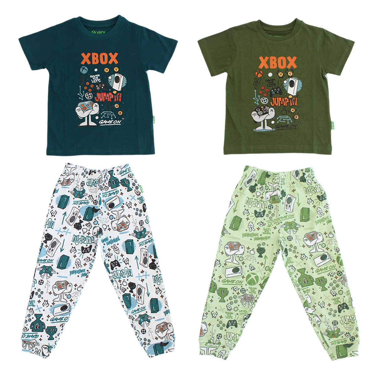 Pijama Manga Corta de Pantalón Largo