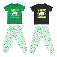 Pijama Manga Corta de Pantalón Largo
