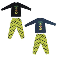 Pijama Manga Larga de Pantalón Largo
