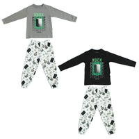 Pijama Manga Larga de Pantalón Largo
