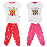 Pijama Manga Corta de Pantalón Largo
