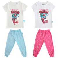 Pijama Manga Corta de Pantalón Largo
