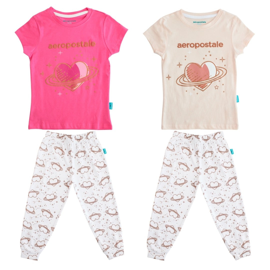 Pijama Manga Corta de Pantalón Largo