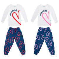 Pijama Manga Larga de Pantalón Largo
