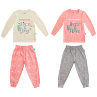 Pijama Manga Larga de Pantalón Largo
