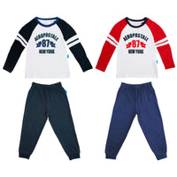 Pijama Manga Larga de Pantalón Largo
