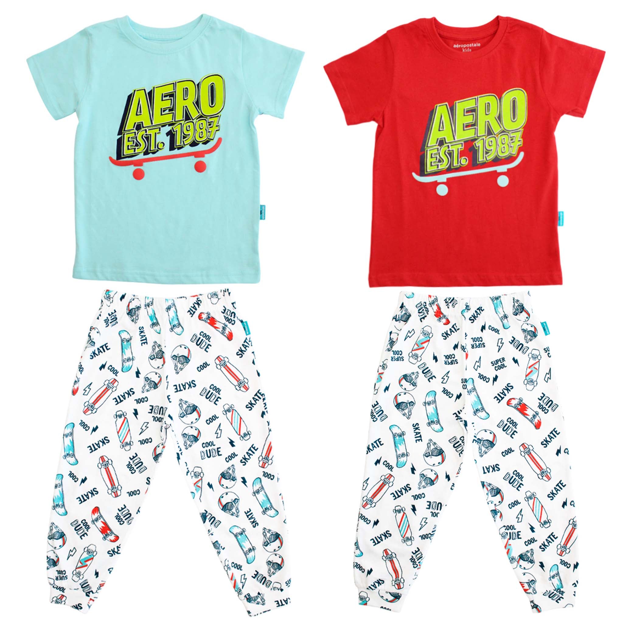 Pijama Manga Corta de Pantalón Largo