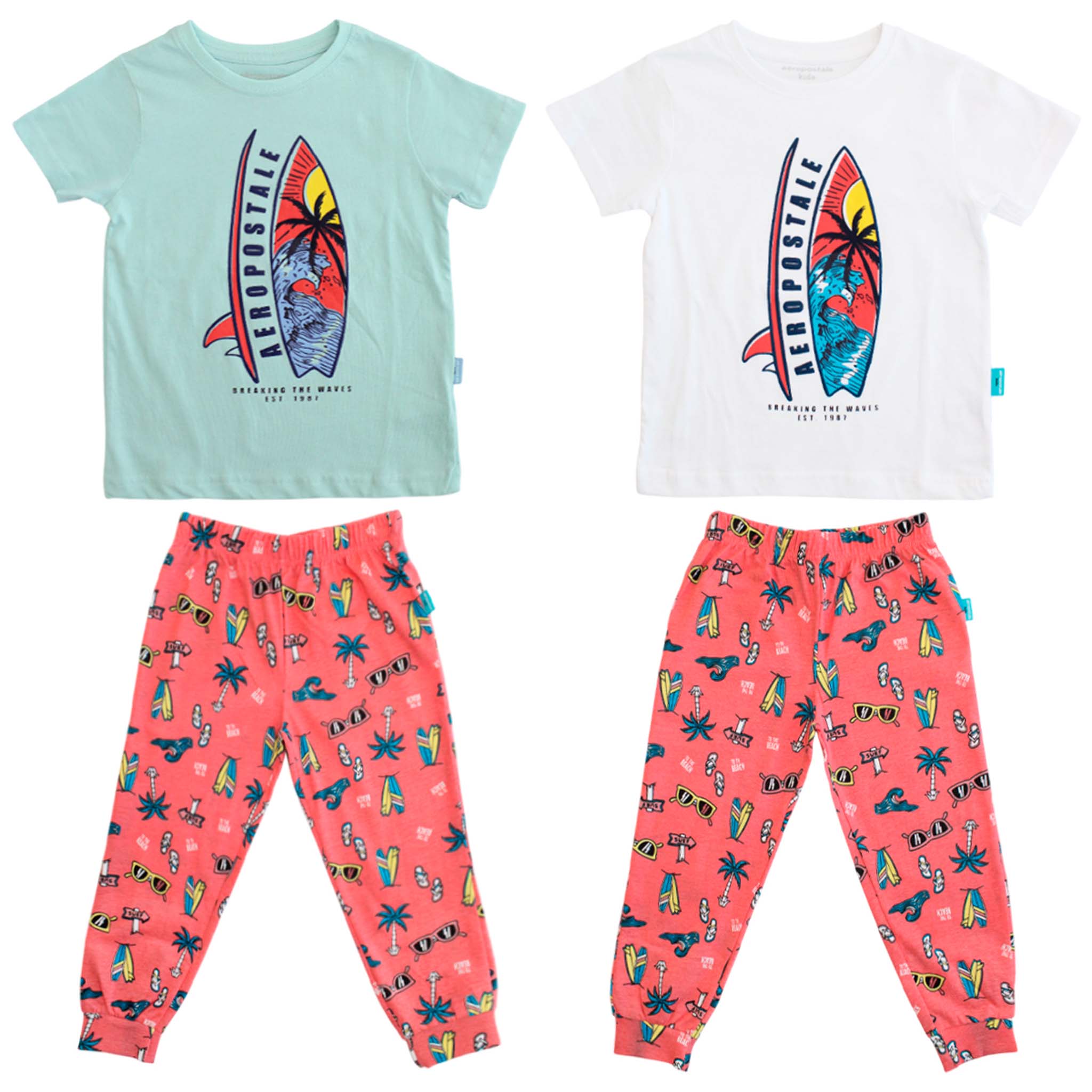 Pijama Manga Corta de Pantalón Largo