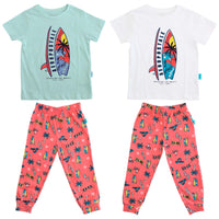 Pijama Manga Corta de Pantalón Largo
