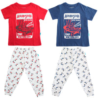 Pijama Manga Corta de Pantalón Largo
