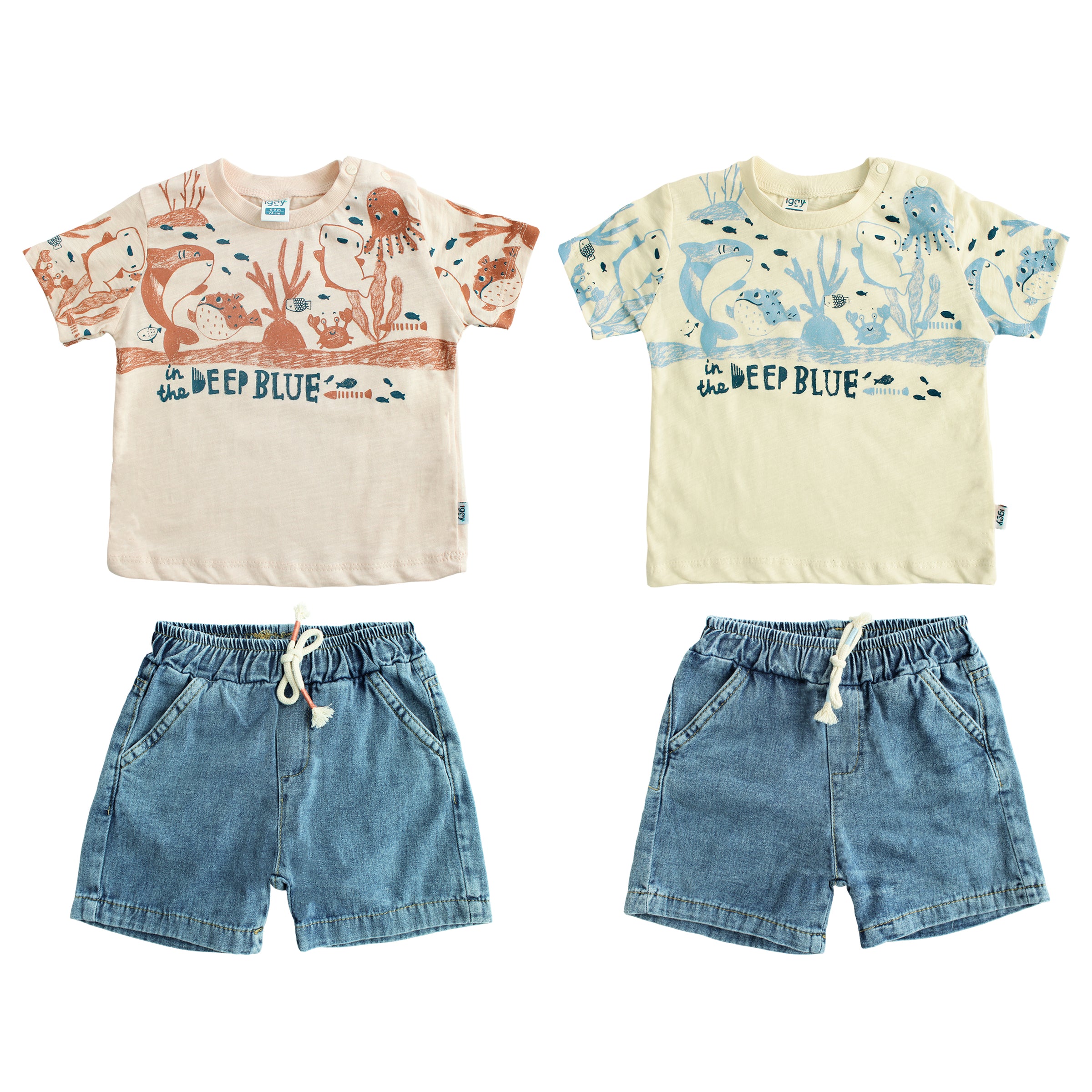 Sueter Manga Corta + Pantalón Corto