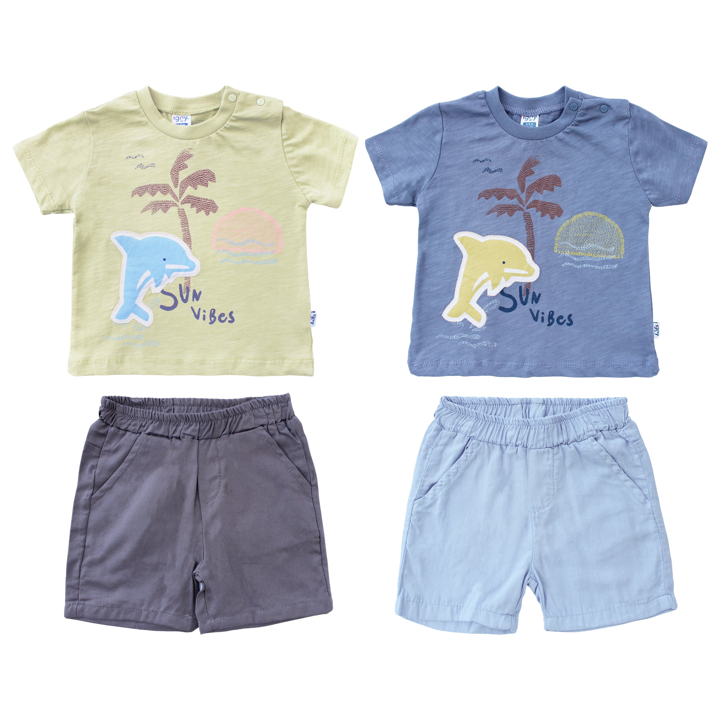 Sueter Manga Corta + Pantalón Corto