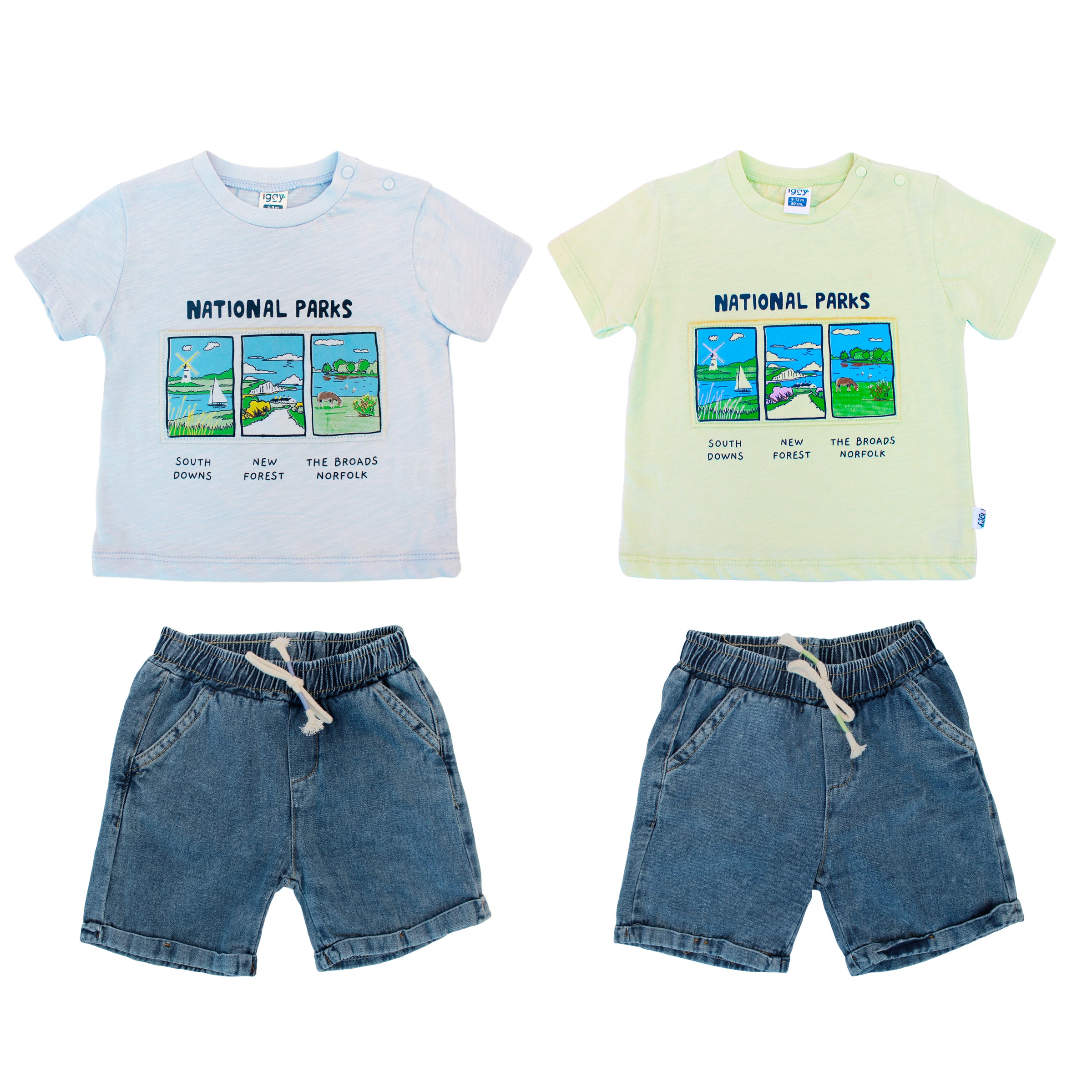 Sueter Manga Corta + Pantalón Corto