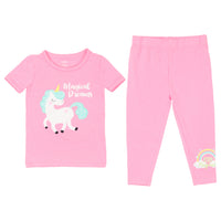 Pijama Manga Corta de Pantalón Largo

