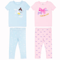 Pijama Manga Corta de Pantalón Largo
