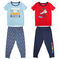Pijama Manga Corta de Pantalón Largo
