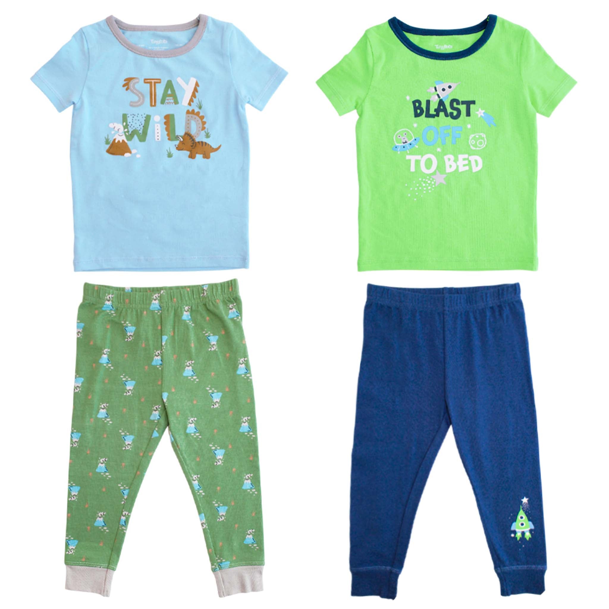 Pijama Manga Corta de Pantalón Largo