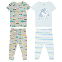 Pijama Manga Corta de Pantalón Largo
