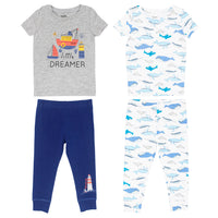 Pijama Manga Corta de Pantalón Largo
