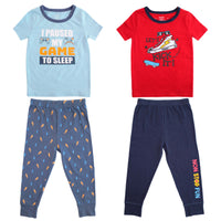 Pijama Manga Corta de Pantalón Largo
