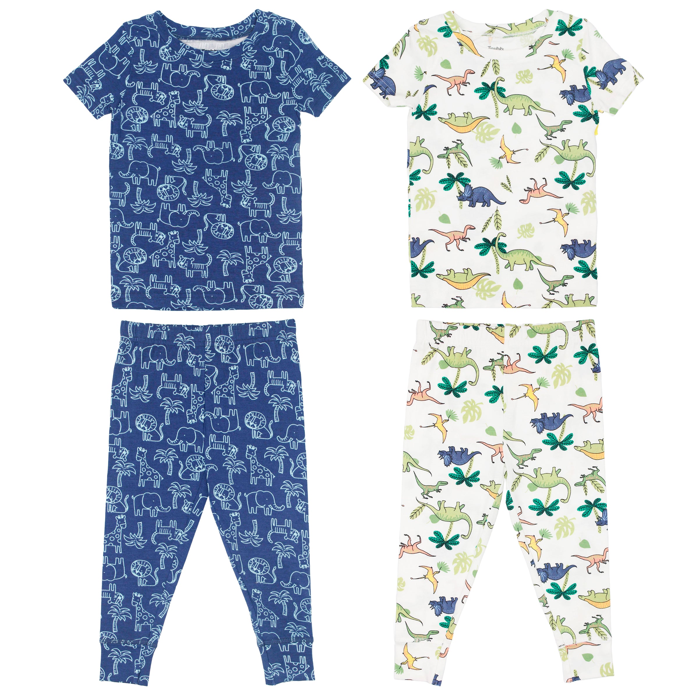 Pijama Manga Corta de Pantalón Largo
