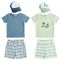 Sueter Manga Corta + Pantalón Corto + Gorra
