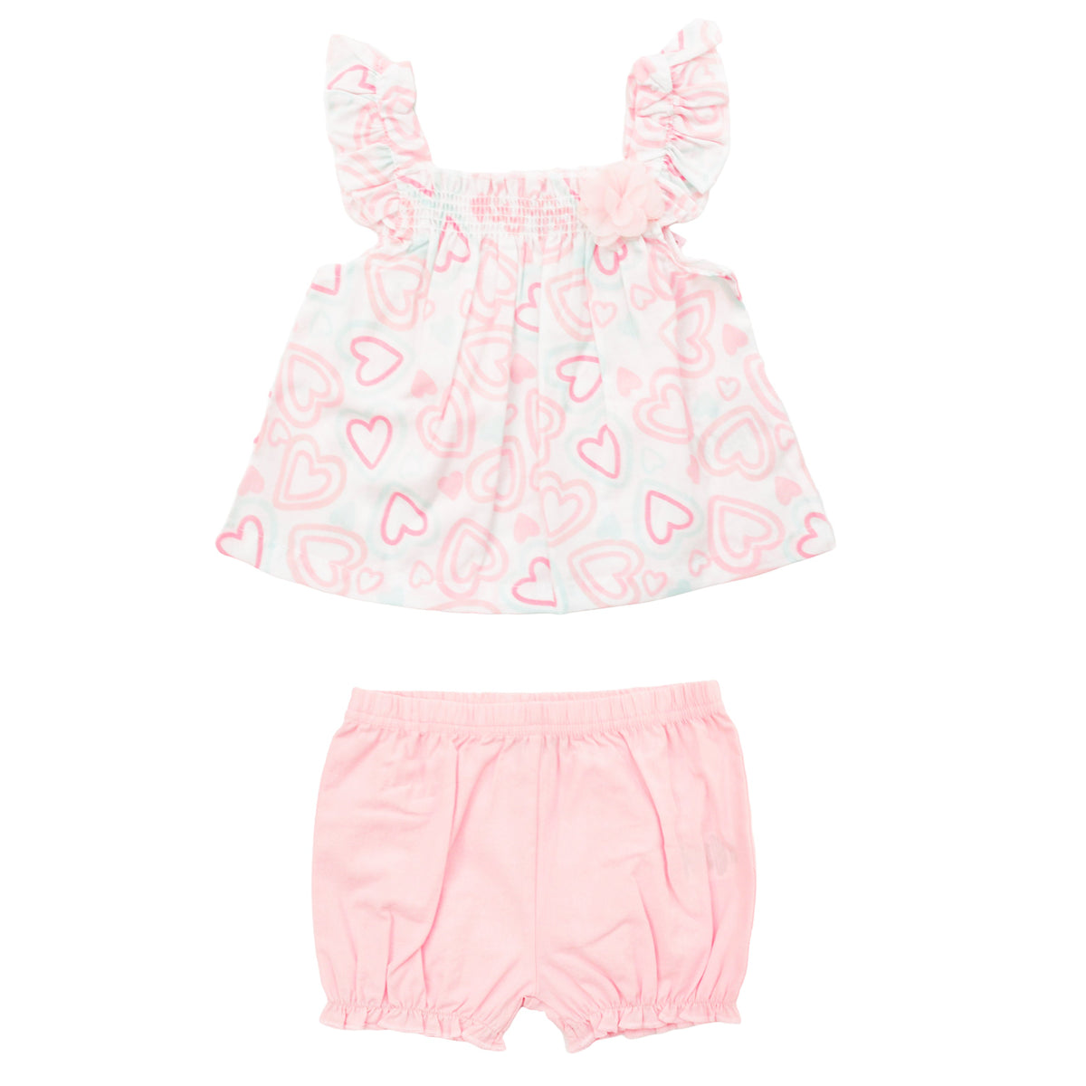 Conjunto Con Pantalón Corto Niña