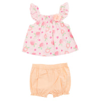 Conjunto Con Pantalón Corto Niña
