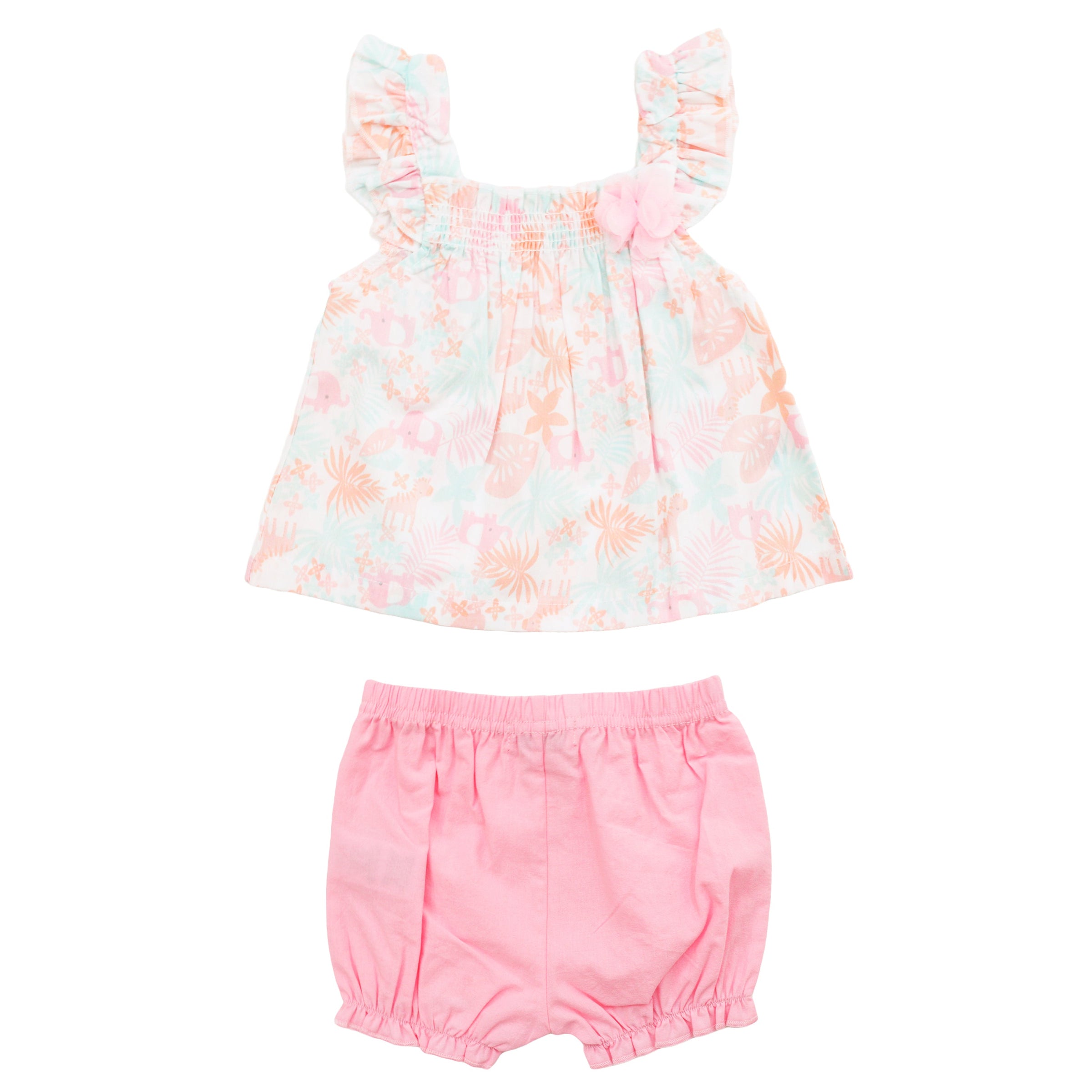 Conjunto Con Pantalón Corto Niña
