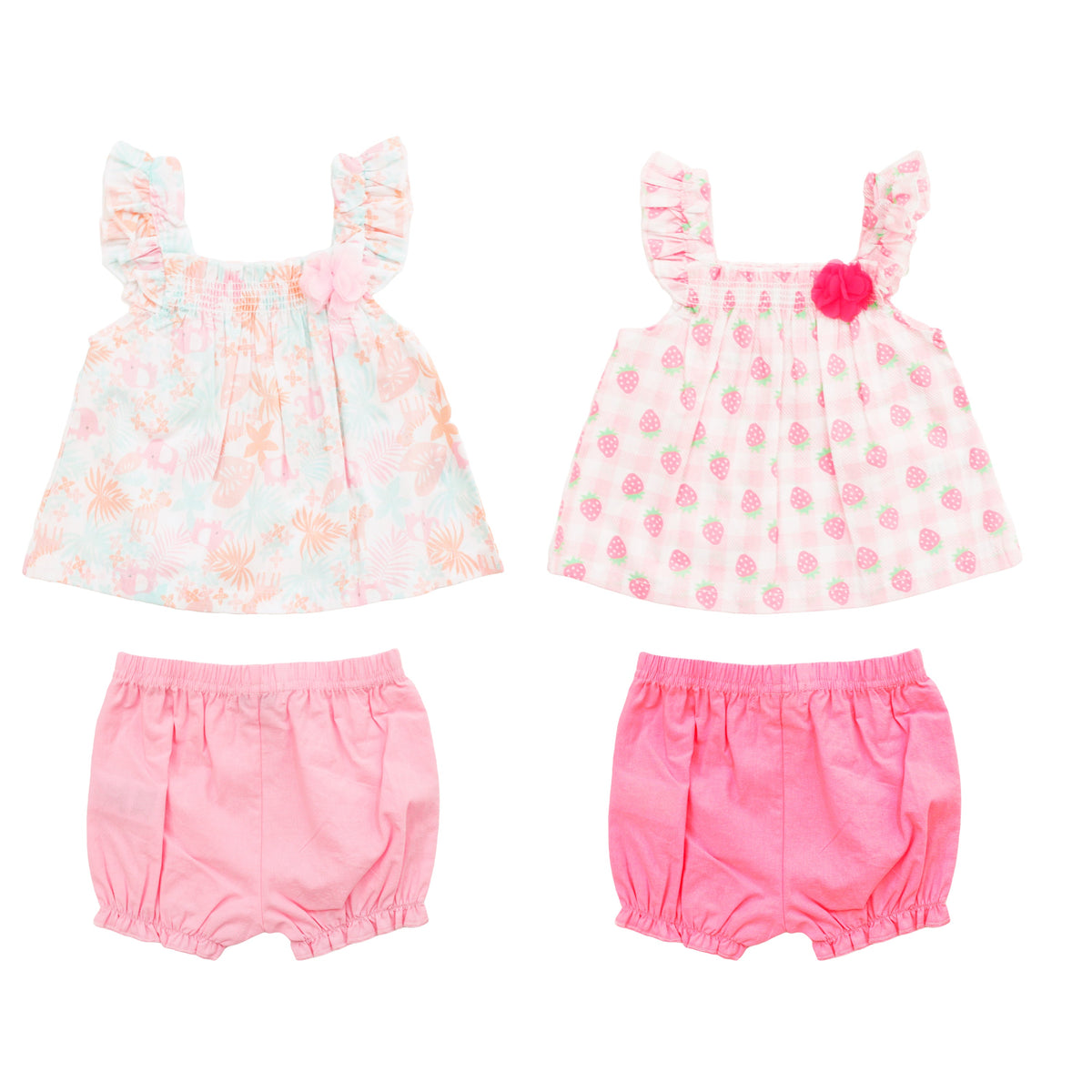 Conjunto Con Pantalón Corto Niña