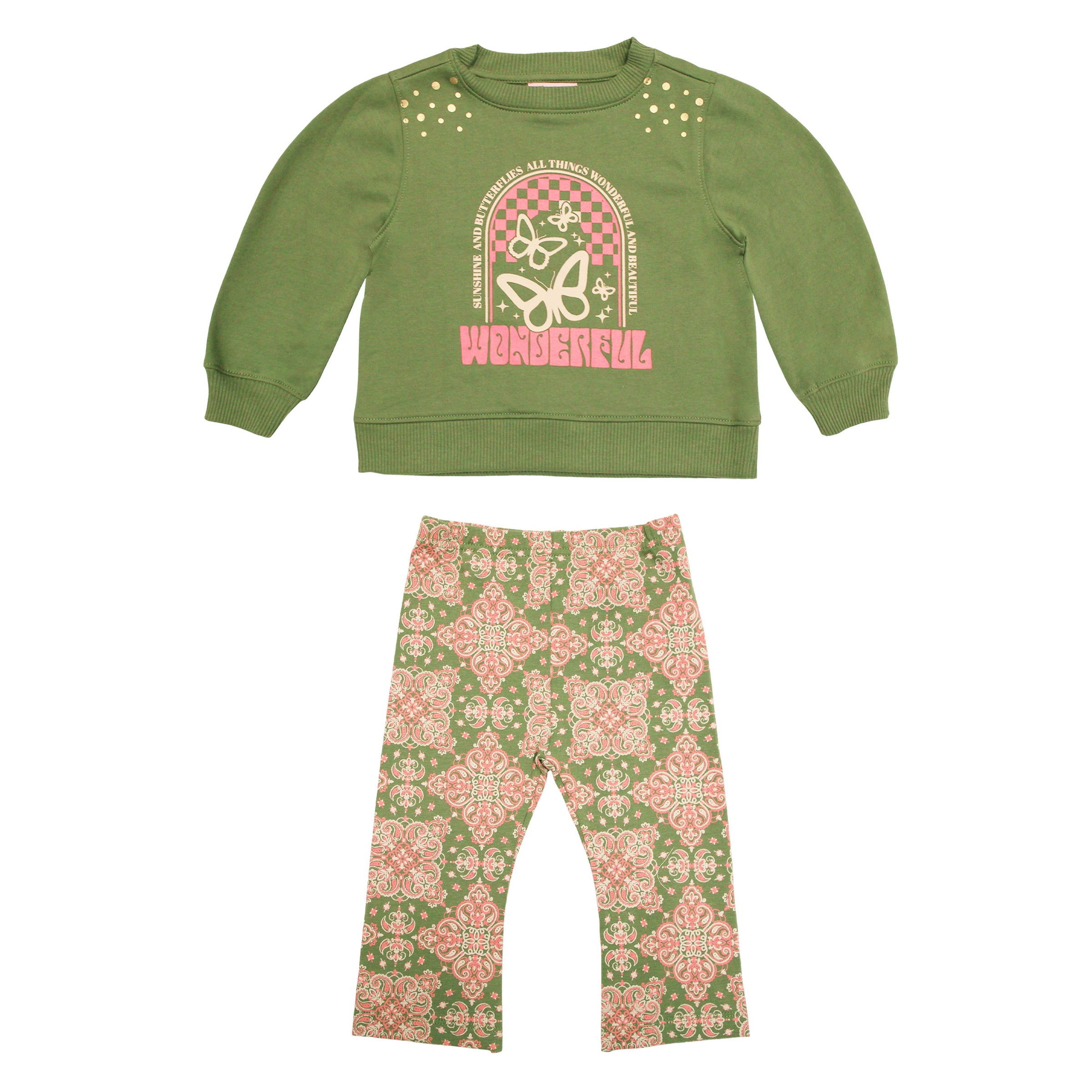 Conjunto Manga Larga Y Pantalón