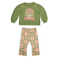 Conjunto Manga Larga Y Pantalón
