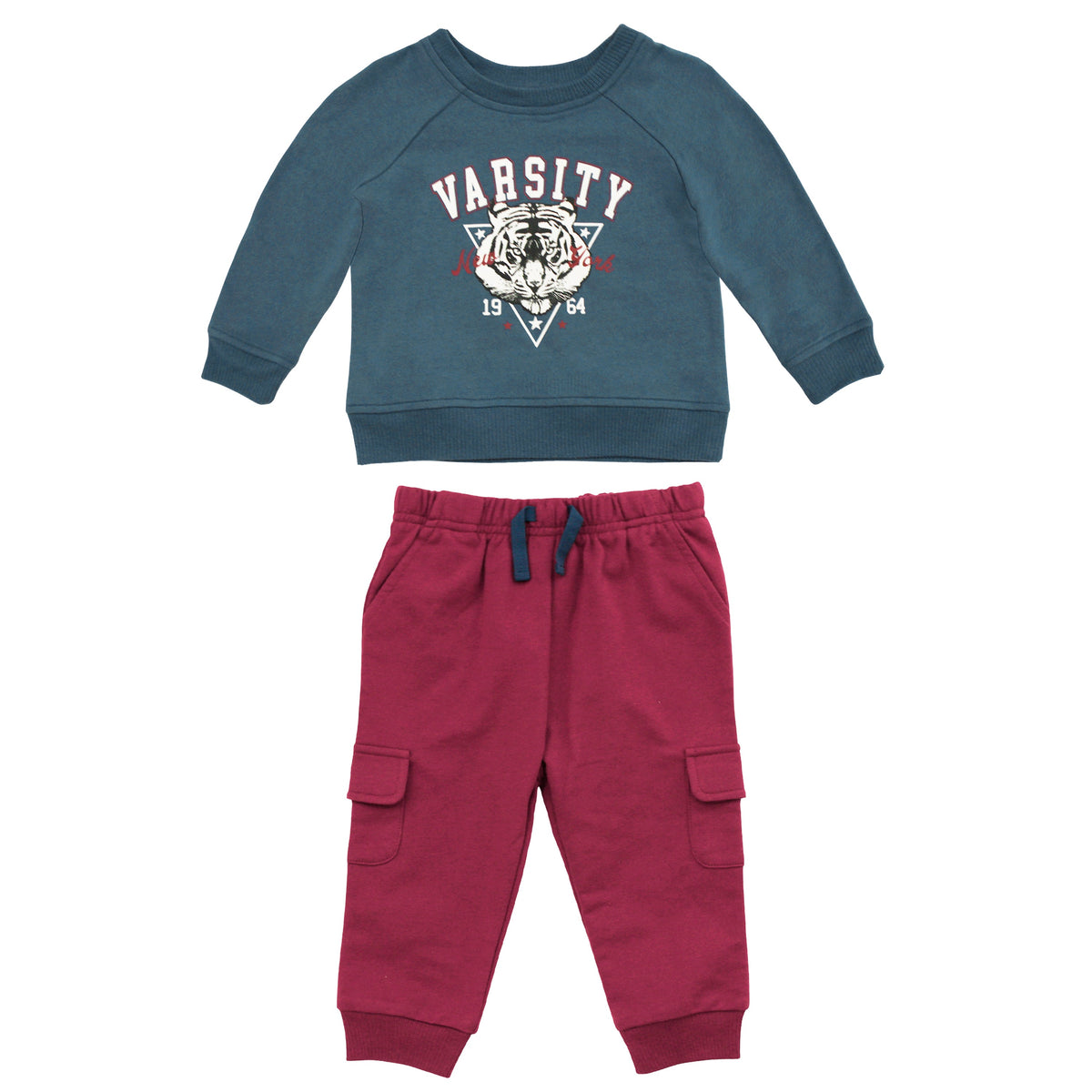 Conjunto Manga Larga Y Pantalón