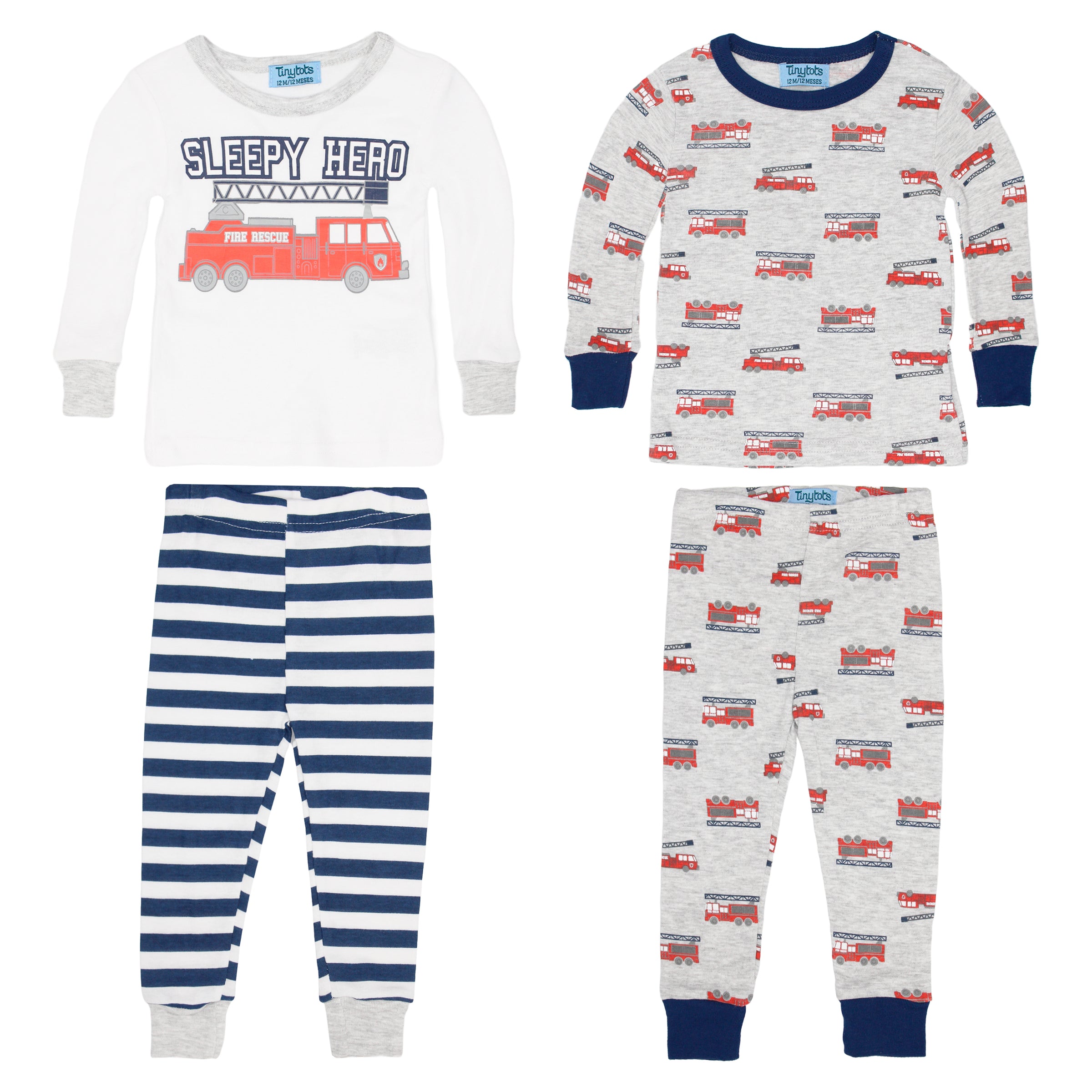 Pijama Manga Larga de Pantalón Largo