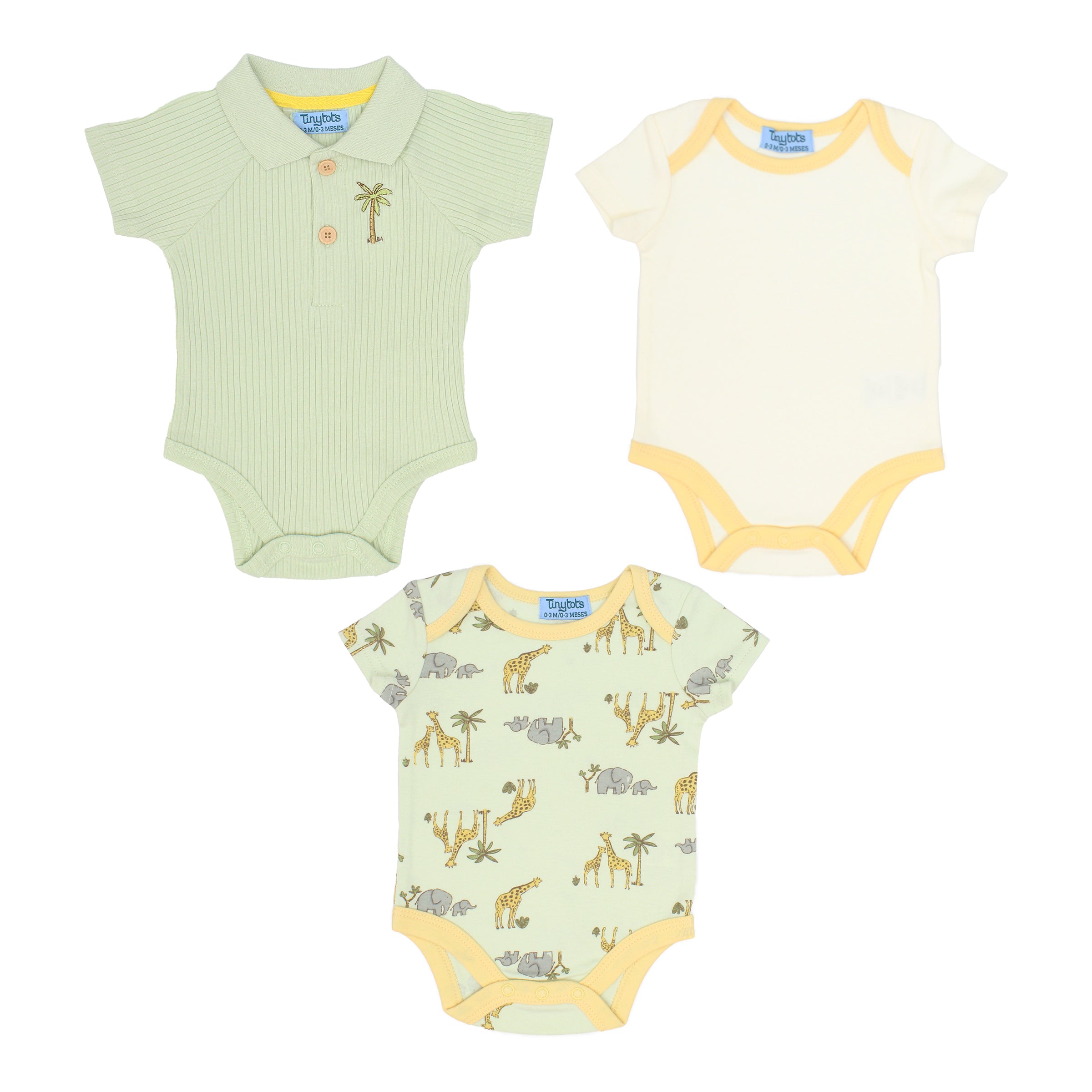 Body Manga Corta 3pk