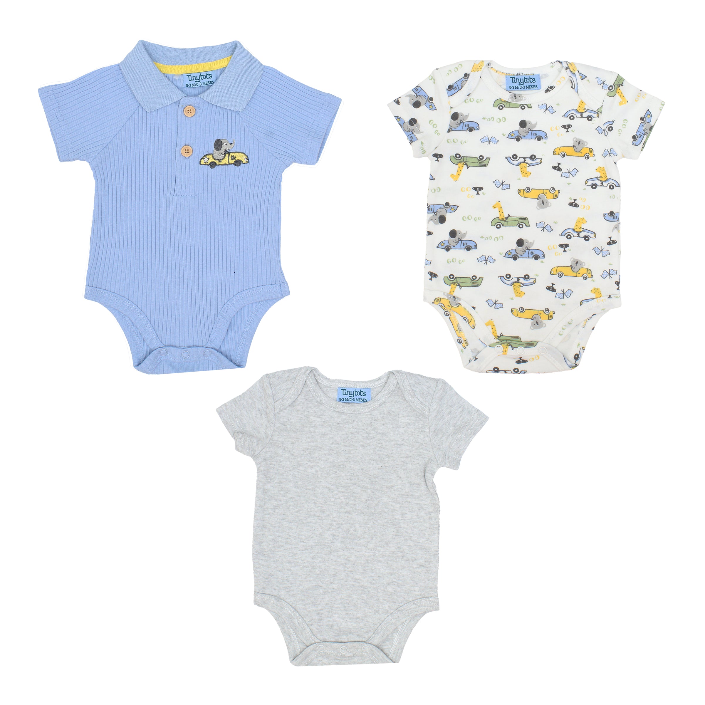 Body Manga Corta 3pk