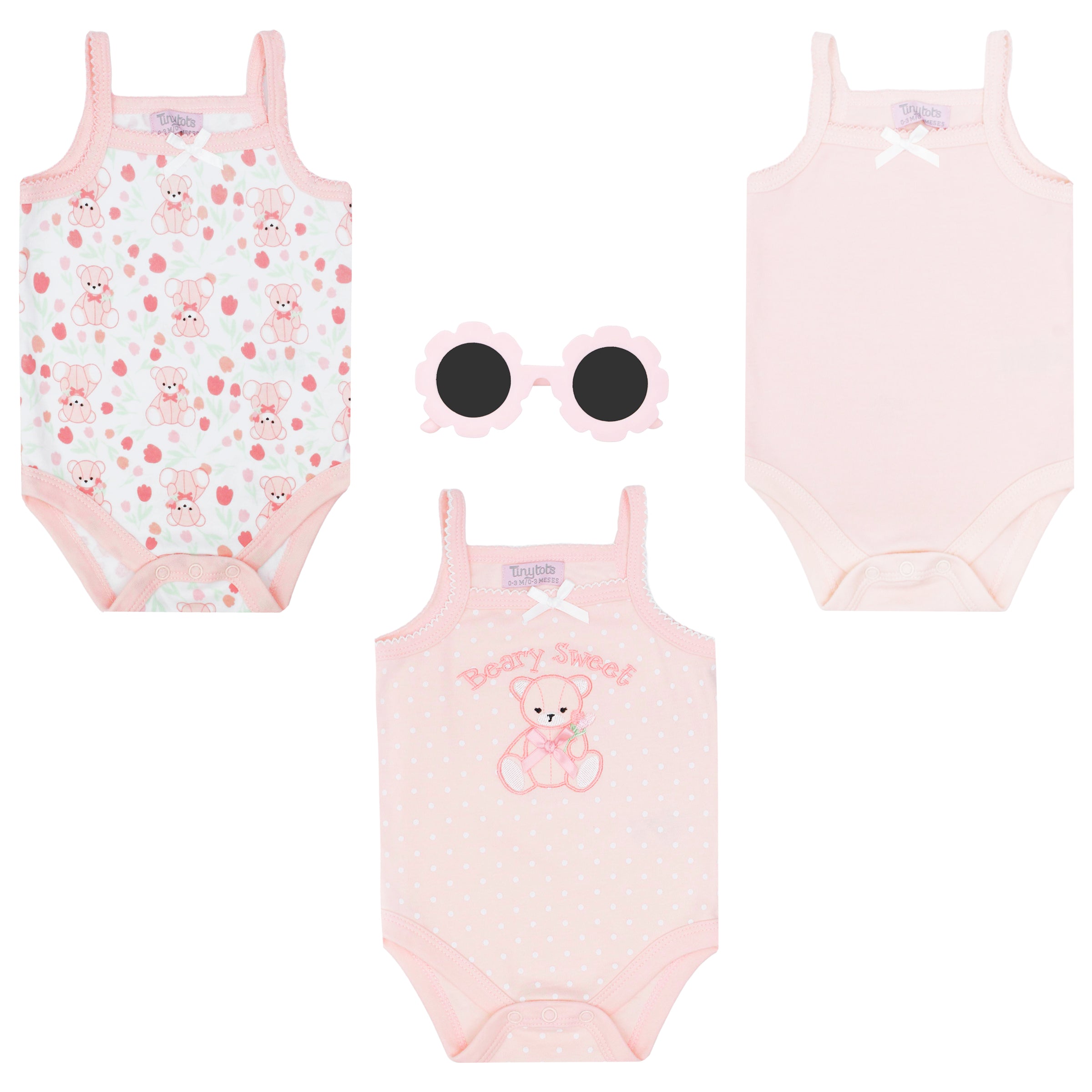 Body Manga Corta 3pk + Gafas