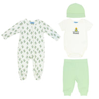 Body Manga Larga / Corta + Pantalón Largo + Gorro
