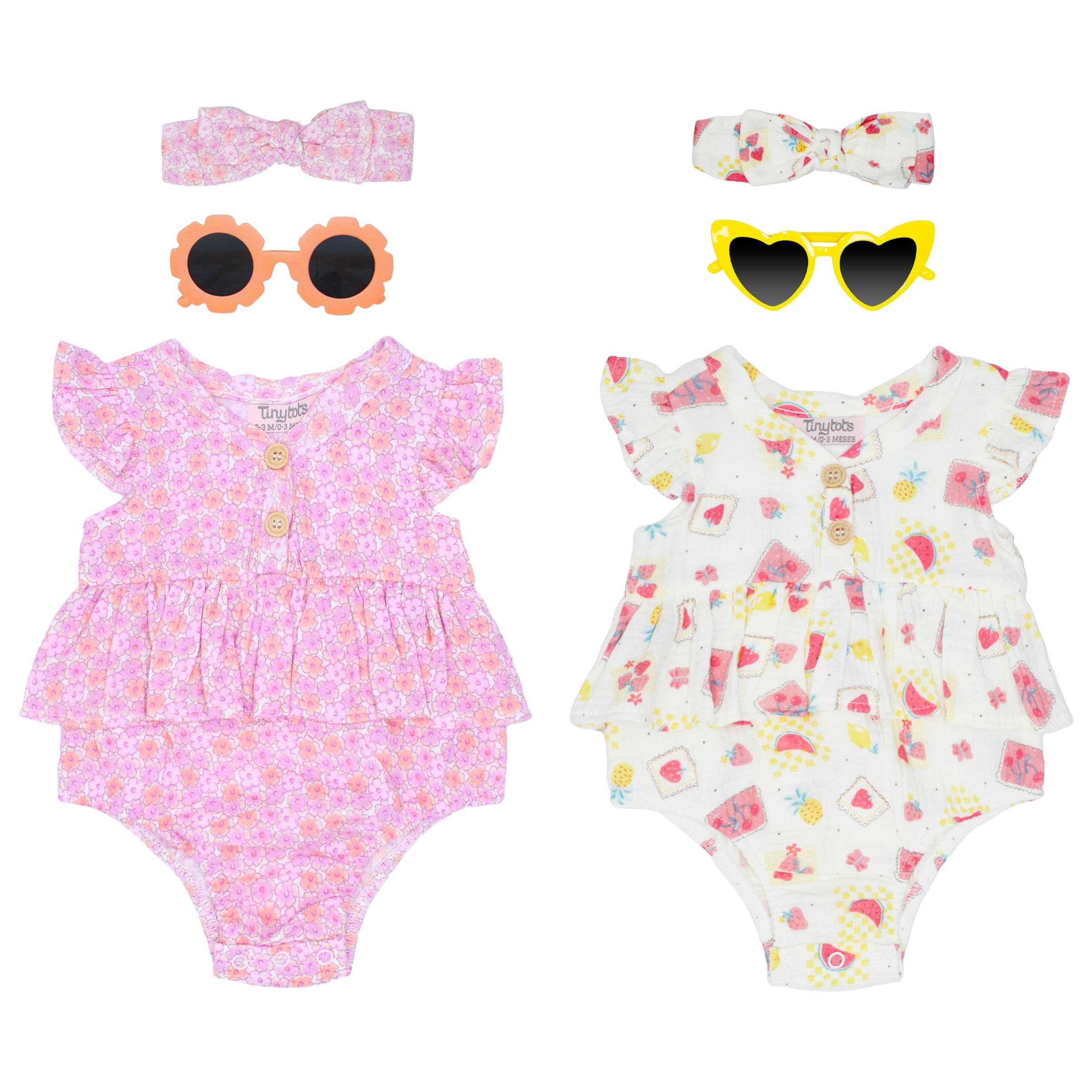 Body Manga Corta + Diadema + Gafas