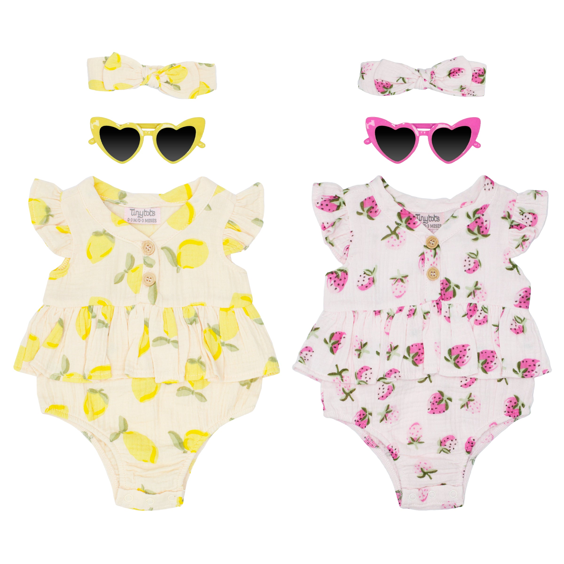 Body Manga Corta + Diadema + Gafas