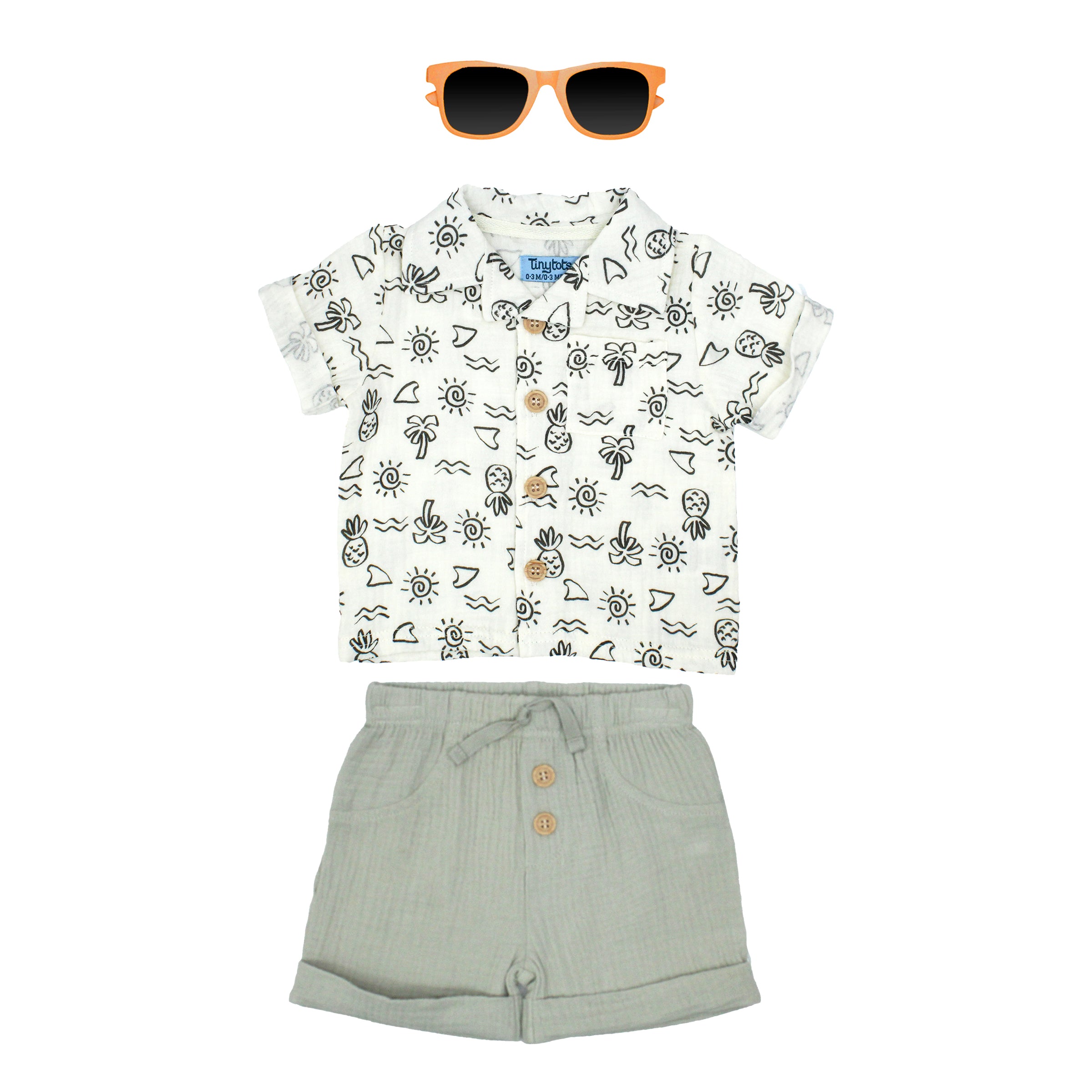 Camisa + Pantalón Corto + Gafas