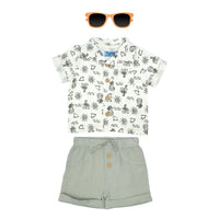 Camisa + Pantalón Corto + Gafas
